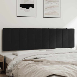 Almofadão de cabeceira hanko 180 cm veludo preto