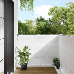 Tela de varanda 120x800 cm 100% poliéster oxford branco