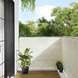 Tela de varanda 120x700 cm 100% poliéster oxford creme