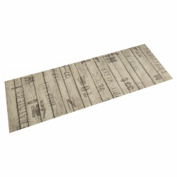 Tapete de cozinha lavável 45x150 cm veludo padrão cerca