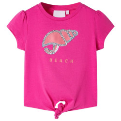 T-shirt de criança rosa-escuro 116