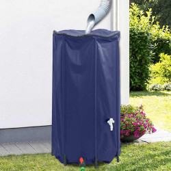 Depósito de água dobrável com torneira 250 l PVC