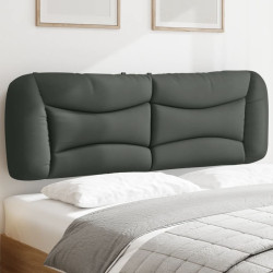 Almofadão de cabeceira hvar 152 cm tecido cinzento-escuro