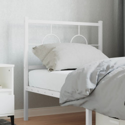 Cabeceira de substituição 75 cm metal branco