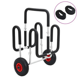 Carrinho de sup para 2 pranchas de surf 90 kg alumínio