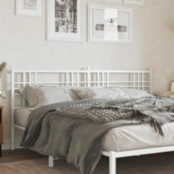 Cabeceira de substituição 200 cm metal branco