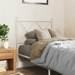 Cabeceira de substituição 75 cm metal branco