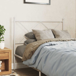 Cabeceira de substituição 100 cm metal branco