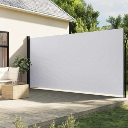 Toldo lateral retrátil 220x500 cm branco