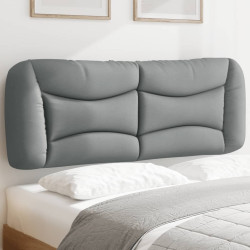 Almofadão de cabeceira hvar 137 cm tecido cinzento-claro
