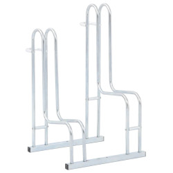Suporte independente para 2 bicicletas aço galvanizado