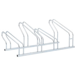 Suporte independente para 4 bicicletas aço galvanizado