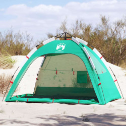 Tenda praia 2 pessoas libertação rápida impermeável verde mar