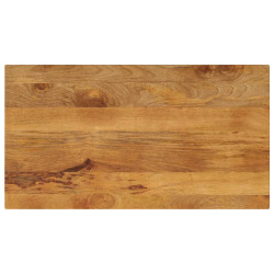 Tampo de mesa retangular 100x60x2,5 cm mangueira maciça