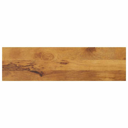 Tampo de mesa retangular 100x20x3,8 cm mangueira maciça