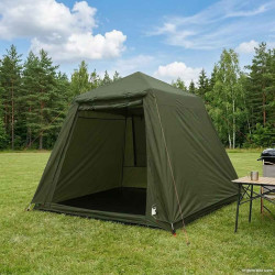 Tenda de pesca para 4 pessoas libertação rápida verde azeitona