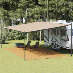 Tapete de campismo para tenda 400x600 cm pead areia