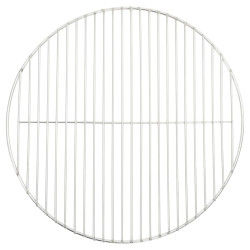 Grelha para churrasco redonda ø47 cm aço inoxidável 304