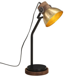 Candeeiro de secretária 25 w 18x18x60 cm e27 bronze antigo