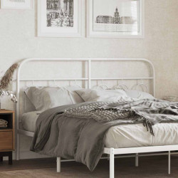 Cabeceira de substituição 150 cm metal branco