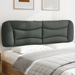 Almofadão de cabeceira hvar 180 cm tecido cinzento-escuro