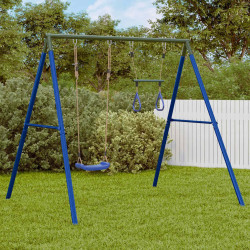 Conjunto de baloiço para exterior com um baloiço e trapézio