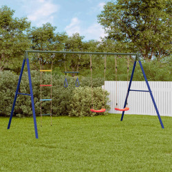 Conjunto de baloiços p/ exterior com baloiços trapézio e escada