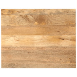 Tampo de mesa retangular 90x80x2,5 cm mangueira maciça