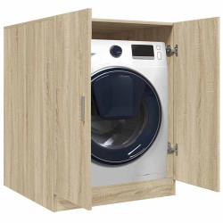 Armário p/ máquina lavar roupa 70,5x71,5x91,5cm carvalho sonoma