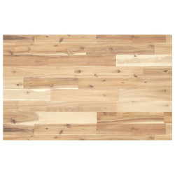 Tampo p/ móvel casa de banho 120x50x4 acácia maciça não tratada