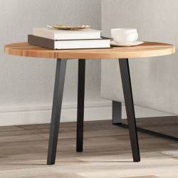 Tampo de mesa redondo ø60x2 cm madeira de acácia maciça