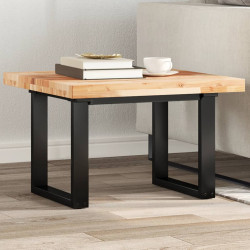 Tampo de mesa quadrado 60x60x4 cm madeira de acácia maciça