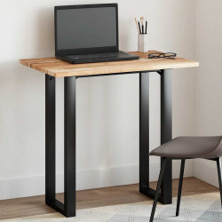 Tampo de mesa retangular 80x50x2 cm madeira de acácia maciça