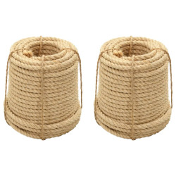 Cordas de sisal 2 pcs 12 mm 250 m