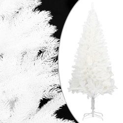 Árvore de natal artificial agulhas realistas 150 cm branco
