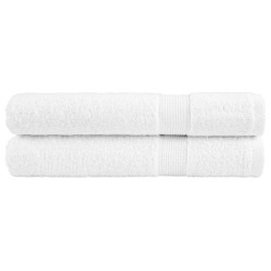 Toalhas de sauna premium solund 2 pcs 80x200 cm 600 gsm branco