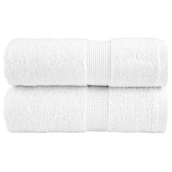 Toalhas de bidé premium solund 2 pcs 30x50 cm 600 gsm branco