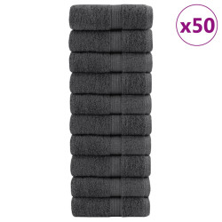 Toalhas de bidé premium solund 50pcs 30x50cm 600 gsm antracite
