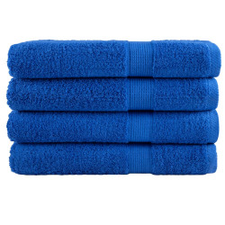 Toalhas de sauna premium solund 4 pcs 80x200 cm 600 gsm azul