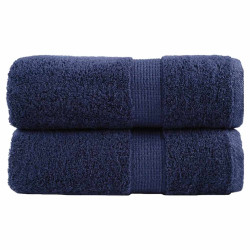 Toalhas de rosto premium solund 2 unidades, azul-marinho, 30x30 cm, 600 g/m²