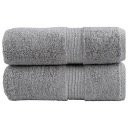 Toalhas de bidé premium solund 2 pcs 30x50 cm 600 gsm cinzento