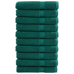 Toalhas de sauna premium solund 10pcs 80x200 cm 600 gsm verde
