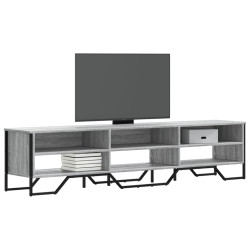Móvel de TV 180x34x41 cm derivados de madeira cinzento sonoma