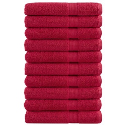 Toalhas de sauna premium solund 10pcs 80x200cm 600gsm vermelho