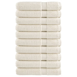 Toalhas de sauna premium solund 10 pcs 80x200 cm 600 gsm creme