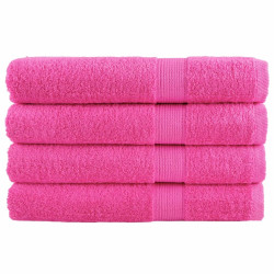 Toalhas premium solund 4 pcs 100x200 cm 600 gsm rosa