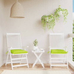 Almofadões de cadeira 2 pcs tecido oxford verde brilhante