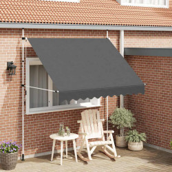 Toldo retrátil manual 250 cm antracite