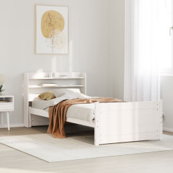 Estrutura cama c/ cabeceira sem colchão 90x190 cm branco