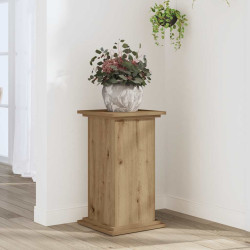 Suporte plantas 33x33x60 cm deriv. madeira carvalho artisiano